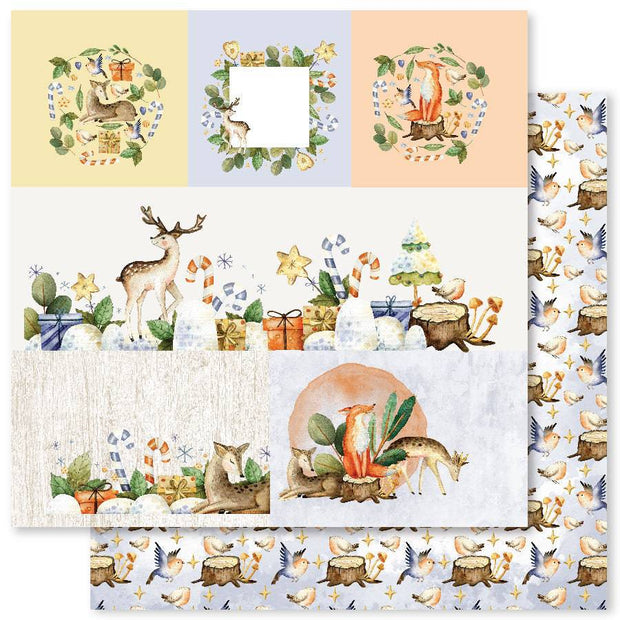 Winter Woodland F 12x12 Paper (12pc Bulk Pack) 23407 - Paper Rose Studio