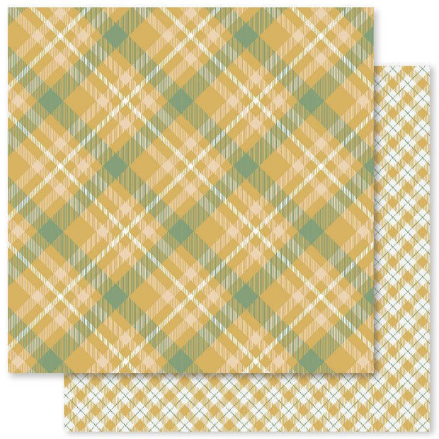 Winter Woodland Plaids E 12x12 Paper (12pc Bulk Pack) 23893 - Paper Rose Studio