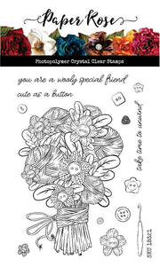 Wooly Special Friend 4x6" Clear Stamp Set 18321 - Paper Rose Studio