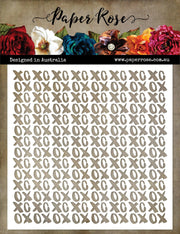 XOXO 6x6" Stencil 28810 - Paper Rose Studio