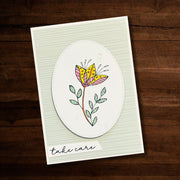 Sketched Flower 4 Clear Stamp Set 30273 - Paper Rose Studio
