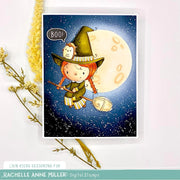 Cute Witch Clear Stamp 31338 - Paper Rose Studio