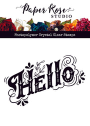 Vintage Hello Clear Stamp Set 30171 - Paper Rose Studio