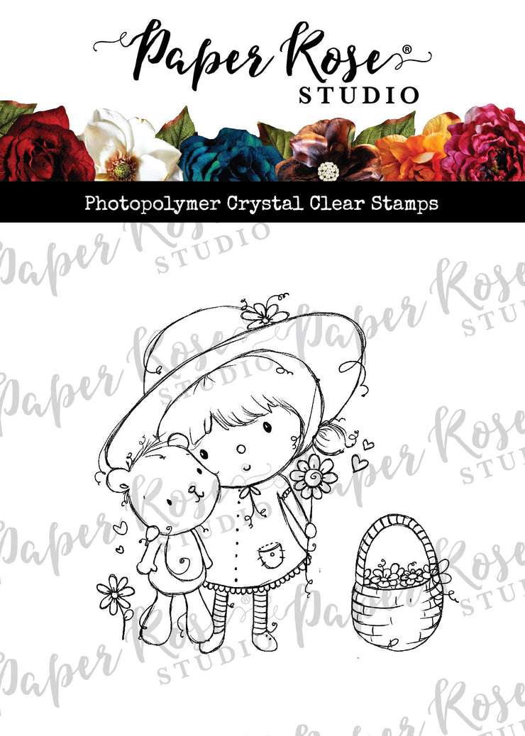 Flowers for Teddy Clear Stamp 30315 - Paper Rose Studio