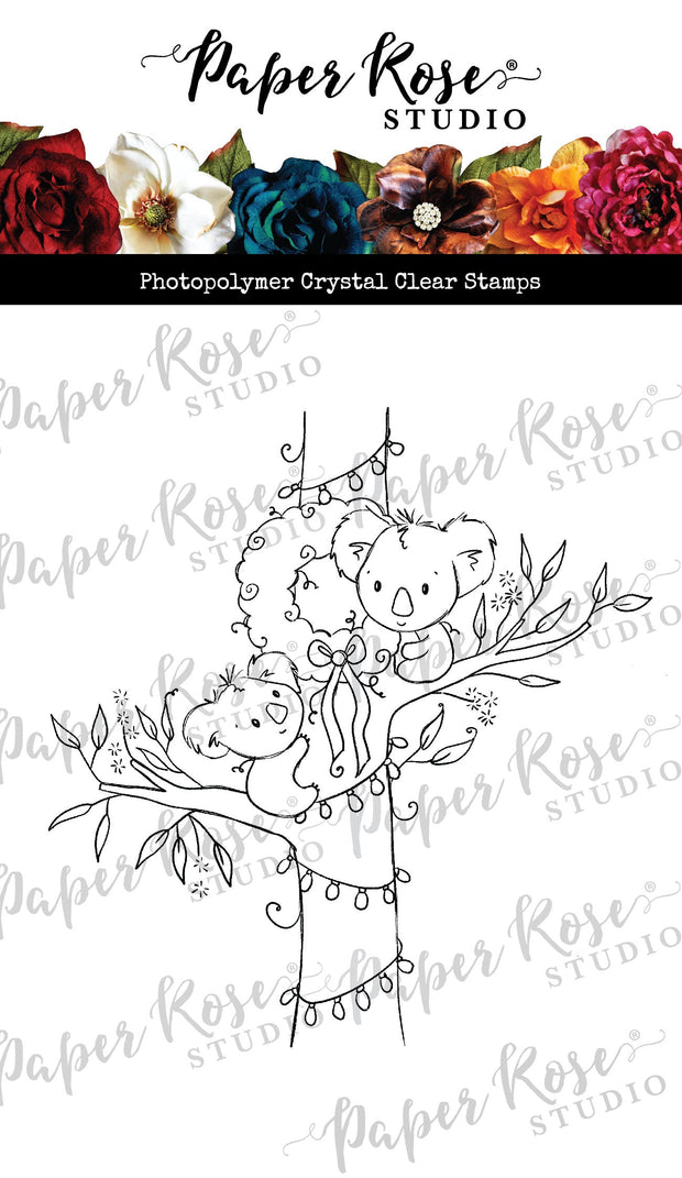 Koala Christmas Tree Clear Stamp 30318 - Paper Rose Studio