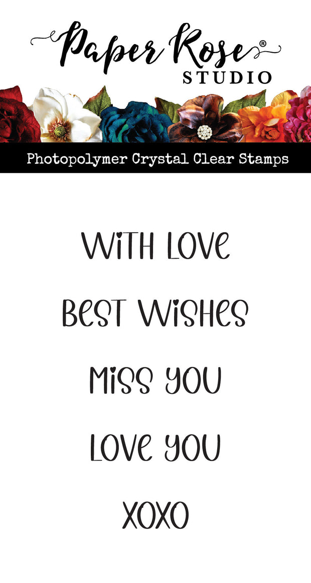 Love You Clear Stamp Set 30417 - Paper Rose Studio