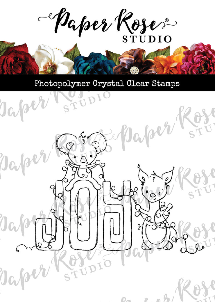 Christmas Joy Word Clear Stamp 31007 - Paper Rose Studio