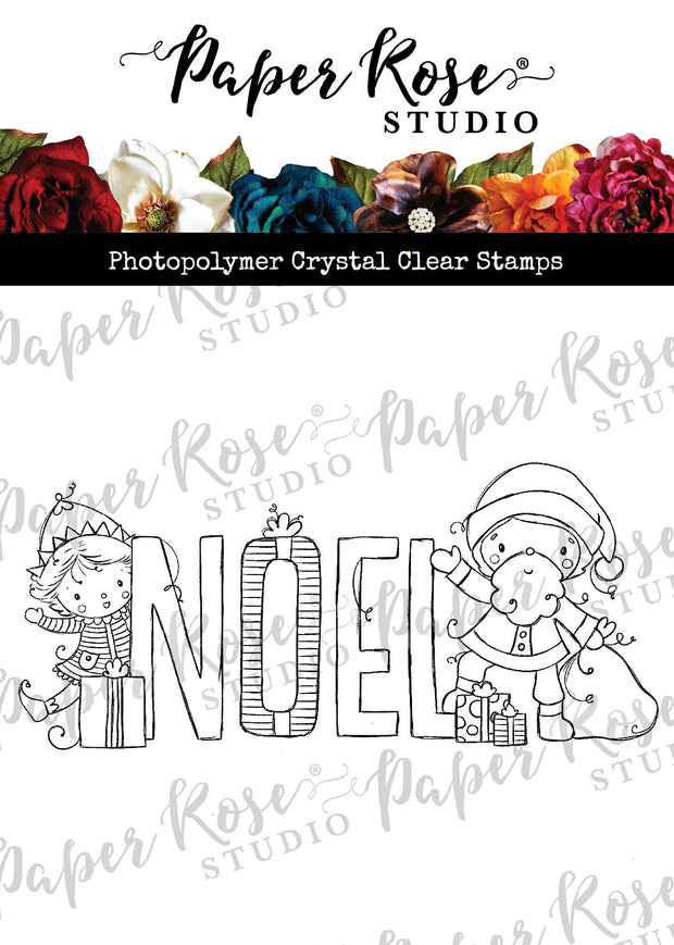 Christmas Noel Word Clear Stamp 31010 - Paper Rose Studio