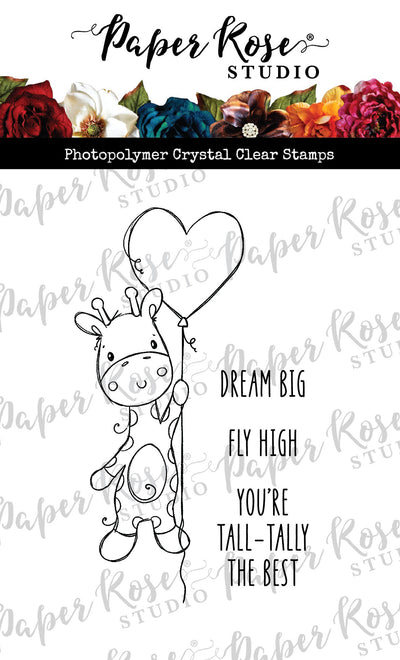Animal Valentines - Giraffe Clear Stamp 31797 - Paper Rose Studio