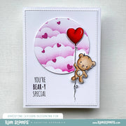 Animal Valentines - Bear Clear Stamp 31794 - Paper Rose Studio