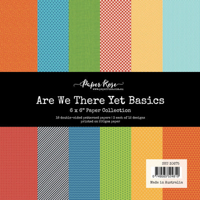 Are We There Yet Basics 6x6 Paper Collection 30675 - Paper Rose Studio