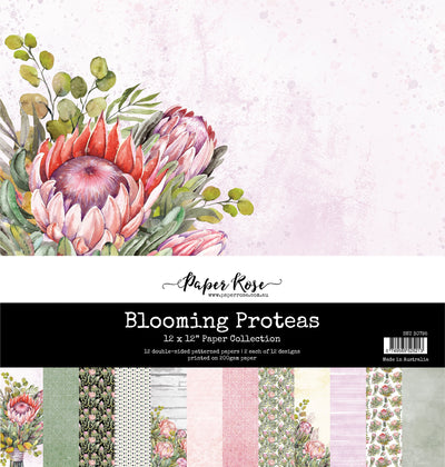 Blooming Proteas 12x12 Paper Collection 30795 - Paper Rose Studio