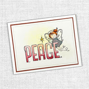 Christmas Peace Word Clear Stamp 31004 - Paper Rose Studio