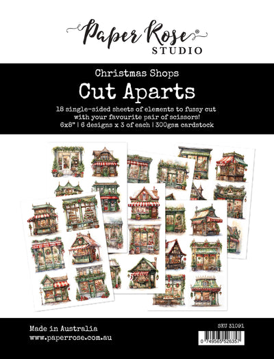 Christmas Shops Cut Aparts Paper Pack 31091 - Paper Rose Studio