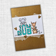 Christmas Joy Word Clear Stamp 31007 - Paper Rose Studio