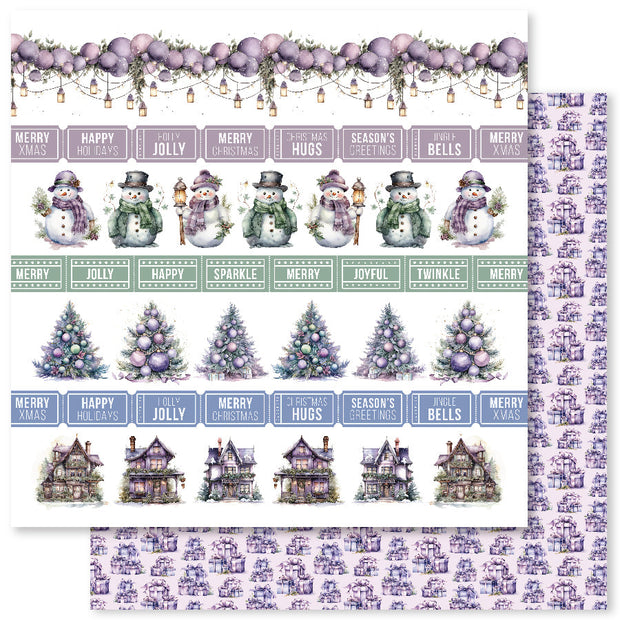 Enchanting Christmas D 12x12 Paper (12pc Bulk Pack) 30950 - Paper Rose Studio