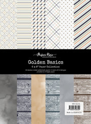 Golden Basics 6x8" Paper Collection 31001 - Paper Rose Studio