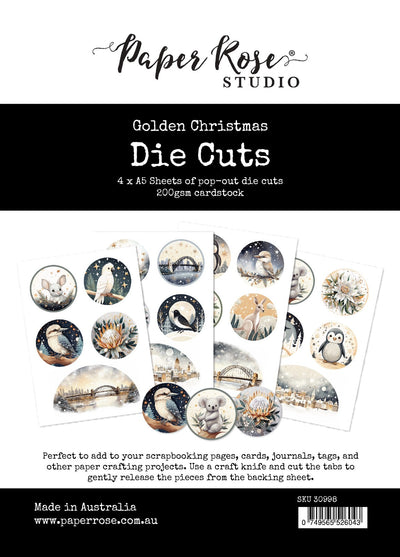Golden Christmas Die Cuts 30998 - Paper Rose Studio
