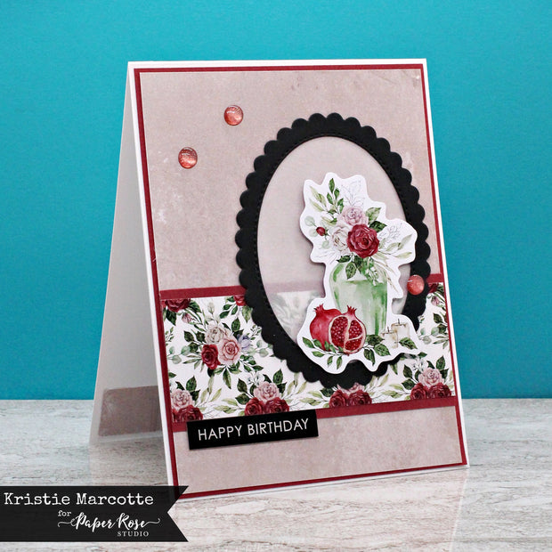 Scalloped Oval Frames Metal Cutting Die 16745 - Paper Rose Studio
