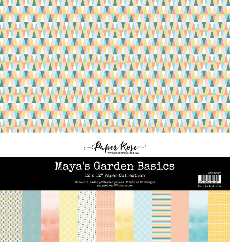 Maya's Garden Basics 12x12 Paper Collection 30597 - Paper Rose Studio