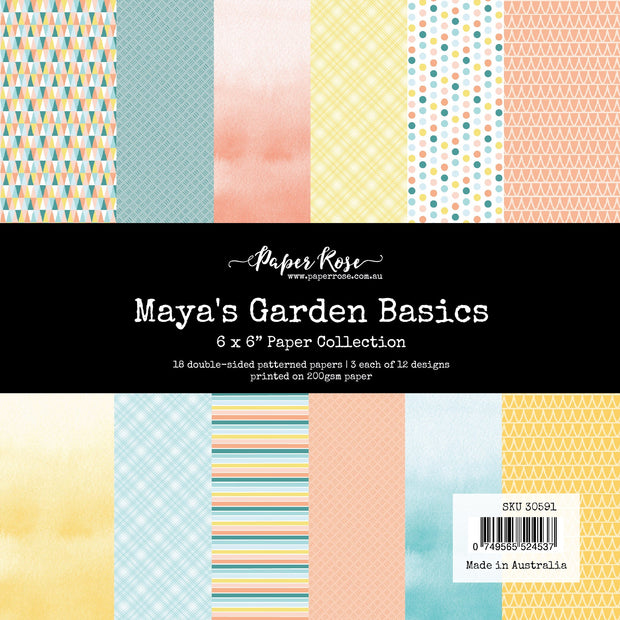 Maya's Garden Basics 6x6 Paper Collection 30618 - Paper Rose Studio