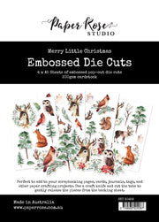 Merry Little Christmas Embossed Die Cuts 30456 - Paper Rose Studio