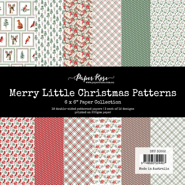 Merry Little Christmas Patterns 6x6 Paper Collection 30552 - Paper Rose Studio