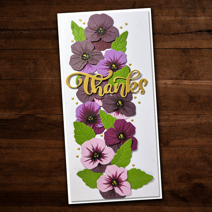 Hand Lettered Thanks Metal Cutting Die 25606 - Paper Rose Studio