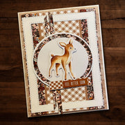 Woodland Friends 6x8" Quick Cards Collection 29982 Die Example 2
