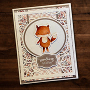 Woodland Friends 6x8" Quick Cards Collection 29982 Die Example 5