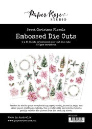Sweet Christmas Treats Florals Embossed Die Cuts 31226 - Paper Rose Studio