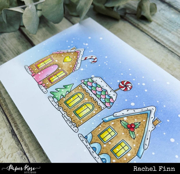 Grace's Sweet Gingerbread Houses Clear Stamp 31259 - Paper Rose Studio