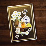 Antique Bronze Shimmer Cardstock A5 10pc 29554 - Paper Rose Studio