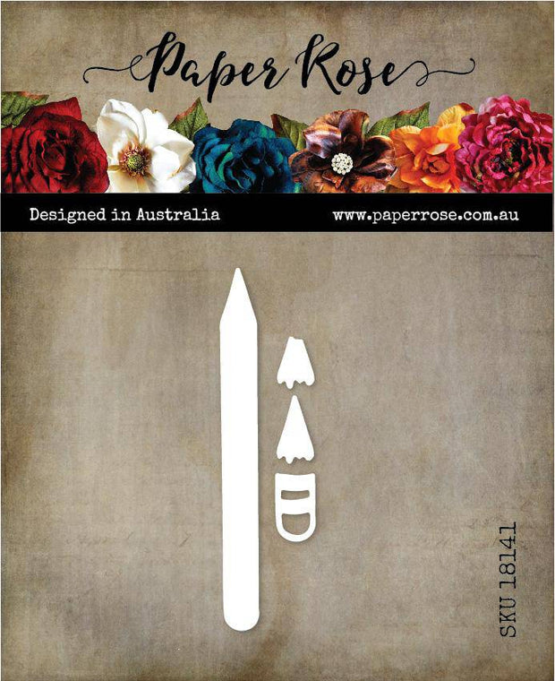 Arty Love Pencil Metal Die 18141 - Paper Rose Studio