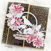 Aussie Christmas - Gum Leaves & Holly Bouquet Small Metal Cutting Die 27394 - Paper Rose Studio