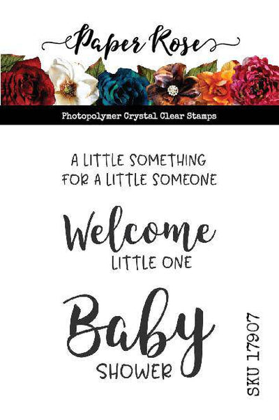 Baby Sentiments 1 Clear Stamp 17907 - Paper Rose Studio