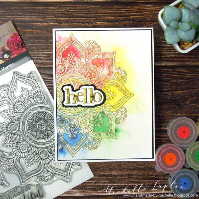 Beautiful Mandala 4x6" Clear Stamp Set 17883 - Paper Rose Studio