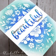 Beautiful Words 4x4"Clear Stamp Set 17985 - Paper Rose Studio