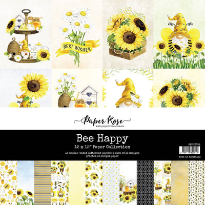 Bee Happy 12x12 Paper Collection 27706 - Paper Rose Studio
