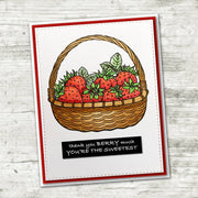 Berry Basket 4x6" Clear Stamp Set 18754 - Paper Rose Studio