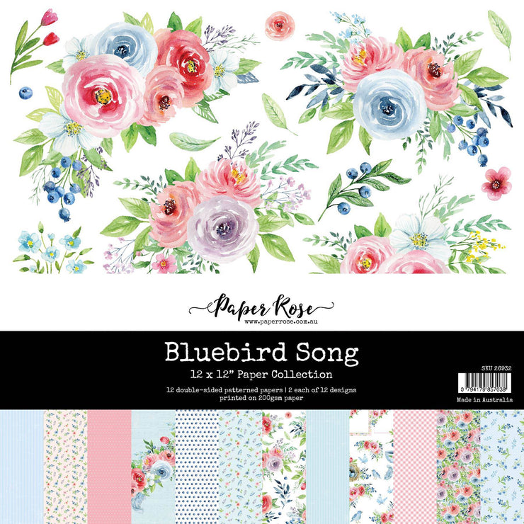 Bluebird Song 12x12 Paper Collection 26932 - Paper Rose Studio
