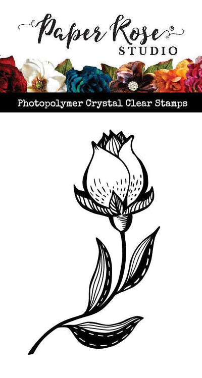 Bold Flower 2 Clear Stamp 24718 - Paper Rose Studio