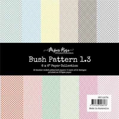 Bush Pattern 1.3 6x6 Paper Collection 23074 - Paper Rose Studio