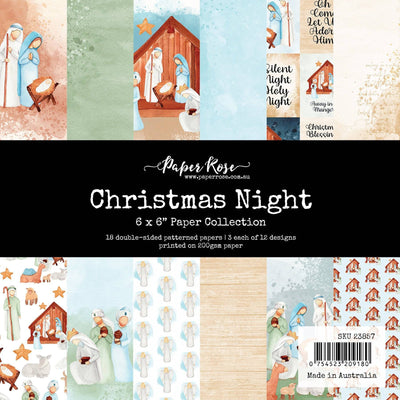 Christmas Night 6x6 Paper Collection 23857 - Paper Rose Studio