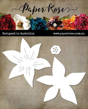 Christmas Poinsettia Flower Metal Cutting Die 22468 - Paper Rose Studio