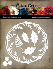Christmas Scribble Wreath Metal Cutting Die 17793 - Paper Rose Studio
