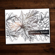 Christmas Sentiments - Rose Gold Foil 6x6 Paper Collection 27283 - Paper Rose Studio