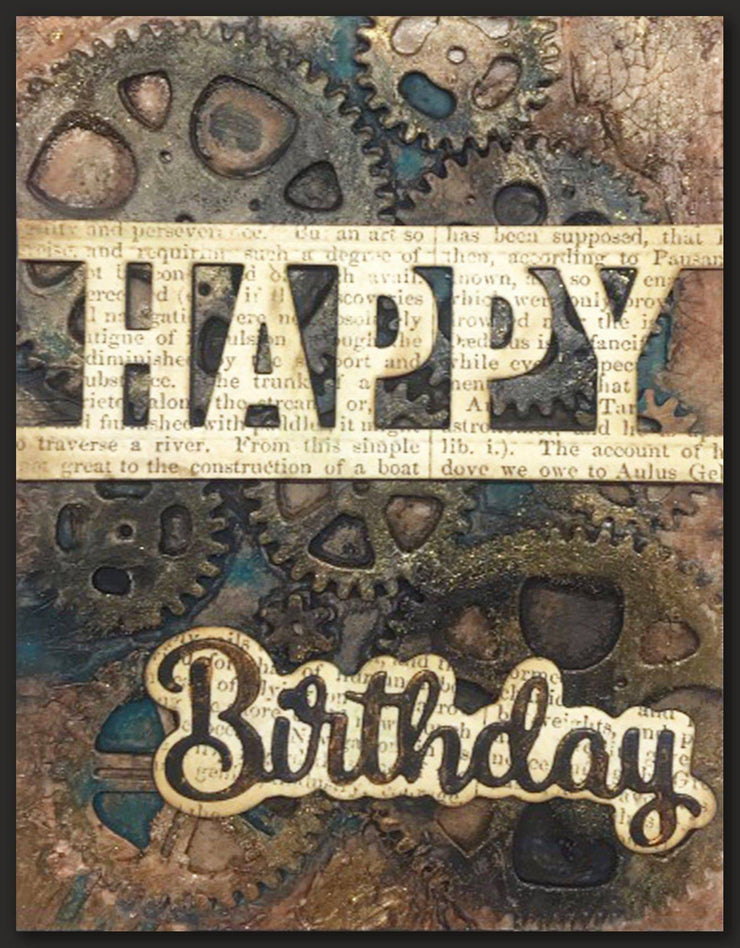 Cog & Track Border Metal Die Set 17871 – Paper Rose Studio