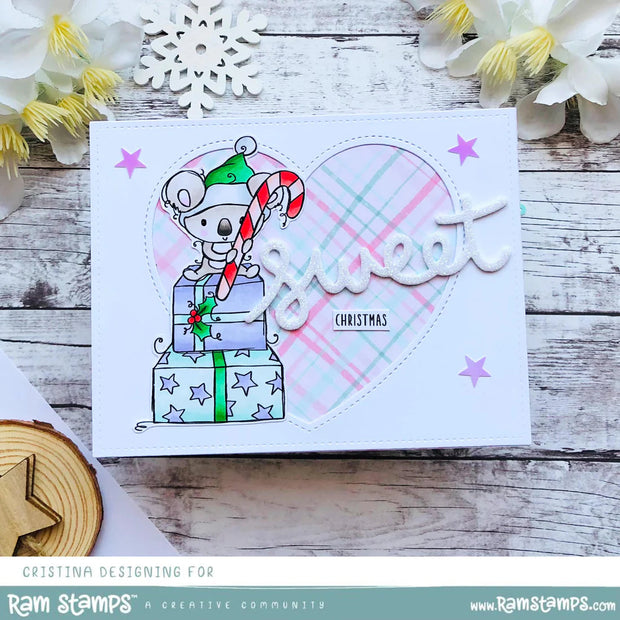 Sweet Koala Christmas Clear Stamp 31326 - Paper Rose Studio