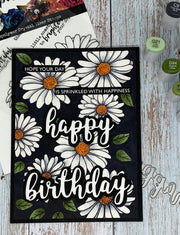 Daisy Days 4x4" Clear Stamp Set 18490 - Paper Rose Studio